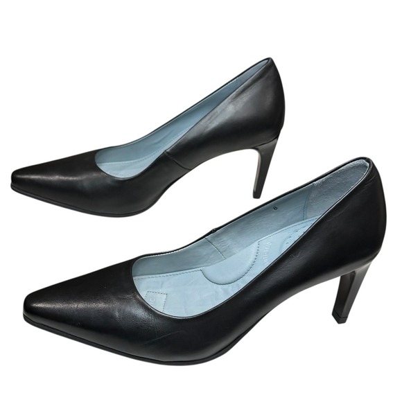 Skypro Marie Therese Flight Attendant Shoe Womens 8 Black Uniform Workwear Pumps - Picture 2 of 13